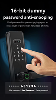Interphone vidéo intelligent Glomarket Tuya avec serrure |   Reconnaissance faciale 3D + empreinte palmaire + empreinte digitale |   Conçu pour la sécurité domestique