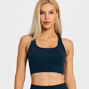Soutien-gorge de sport minimaliste 24 couleurs, nouvelle collection, haute performance, coupe ajustée, respirant et léger pour femmes, idéal pour le fitness et le <span class=keywords><strong>yoga</strong></span> - Product Image 3