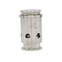 Mini Valve sanitaire à trois pinces en acier inoxydable, sortie d'air sous vide, soulagement de sécurité, Valve respiratoire