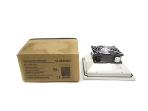 พัดลมระบายอากาศแบบแกนหมุนพร้อมชุดกรอง SK 3323.027 ใช้ลูกปืน 24V DC 8.0W สำหรับตู้ไฟฟ้า Rittal - Product Image 4