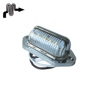 10-30V 3 LED lumière blanche d'immatriculation pour camion remorque voiture caravane