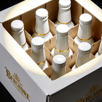 Boîtes en carton personnalisées pour 12 verres à bière de 355 ml, 10 ou 24 canettes, emballage pour bière, boîte en papier pour bière
