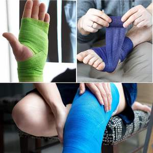 شعار مخصص <span class=keywords><strong>2</strong></span> بوصة القطن الرياضية رفع ضمادة إيب رفع الأثقال هوك قبضة الشريط - Product Image 5