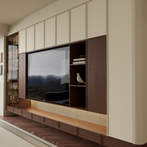 Meuble TV et unité de rangement pour salon au design moderne personnalisable, meubles pour la maison - Product Image 1