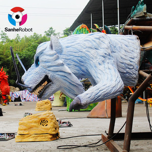 Thứ Hai Tay Thiết Bị Giải Trí Hổ Trắng Cho Khuyến Mãi Nhân Tạo Cử Động Vật Thực Tế Cuộc Sống Kích Thước Sư Tử Mô Hình Động Vật - Product Image 3