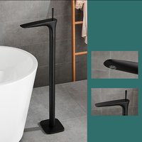 Robinet de baignoire sur pied classique en laiton massif, résistant à la pression, garantie 5 ans, vente en gros OEM pour projets