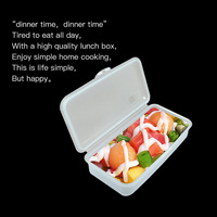 Boîte à salade en plastique, conteneur de stockage alimentaire portable, boîte à lunch givrée sans BPA, conteneur à collation réutilisable, boîte alimentaire pour pique-niques et camping