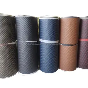 Auto Matte Pu Leder PVC Auto Matte Teppich Material Rolle 3D 5D Autos itz bezüge komplettes Set Luxus Sitz bezug Material Rolle