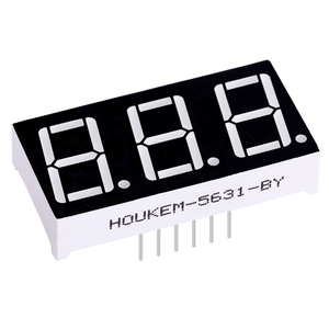0,56 Zoll 3-stellige 7-Segment-<span class=keywords><strong>LED</strong></span>-Anzeige <span class=keywords><strong>LED</strong></span>-Modul Anzeige Weiße Farbe - Product Image 1