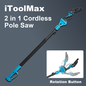 Cưa xăng cây dài, kéo dài, dùng pin, cắt tỉa cây ngoài trời - Product Image 3