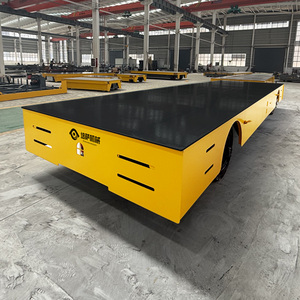 ठोस पैटर्न टायर के साथ भारी शुल्क ट्रैकलेस ट्रांसफर कार्ट को ठोस पैटर्न के साथ 360 डिग्री - Product Image 5