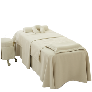 Hot bán massage tuina Spa Duvet cover <span class=keywords><strong>3D</strong></span> Lá Jacquard Quilting bộ đồ giường bộ cho Thẩm mỹ viện - Product Image 1