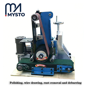 Ponceuse à bande électrique multifonctionnelle à haute rigidité avec vitesse réglable pour le polissage et le meulage des métaux - Product Image 2