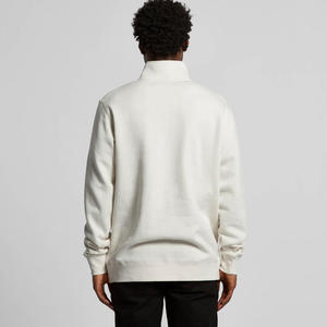 Custom Logo <strong>Quarter</strong> <strong>Zip</strong> for Men Heavy Weight 1/4 <strong>Zip</strong> up Pullover Digital Printing Solid Color Fleece Inside <strong>Jumper</strong> - Product Image 4