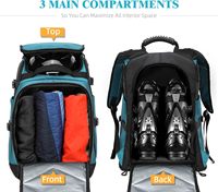 Sac à dos de chaussure de ski imperméable sac de snowboard de patinage léger pour le stockage voyage grand sac de bottes de ski