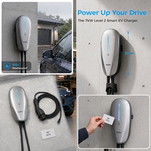 <span class=keywords><strong>Meilleur</strong></span> prix, chargeur mural rapide pour véhicules électriques 7 kW, nouvelle énergie, 32 A, monophasé, type 2 GB/T, blanc, 100-110 V, station <span class=keywords><strong>de</strong></span> <span class=keywords><strong>recharge</strong></span> pour voitures - Product Image 2