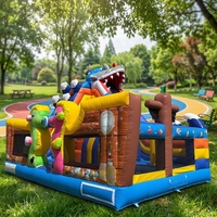 Parc de jeux gonflable durable et personnalisable pour événements extérieurs, trampoline et labyrinthe pour enfants