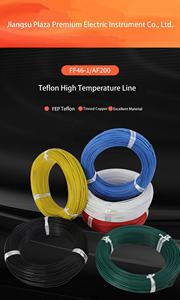 Fa pfa pfa tflo-n פח/כסף מצופה חוט טמפרטורה גבוהה חוט התנגדות טמפרטורה גבוהה 0.5/0.75/1/1.5/2 sqmm שטח חישה FF46-1 FF46-2 - Product Image 2