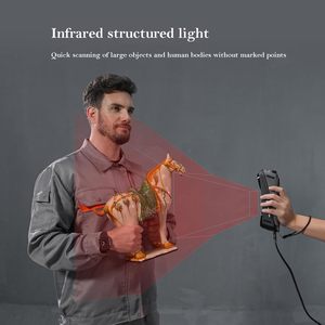 Creality Sermoon S1 Láser 3D de Alta Precisión 0.02mm Grado Metrológico Azul/IR Exclusivo de Línea Única para Escaneo de Agujeros Profundos de Alta Velocidad - Product Image 4