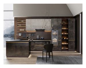 خزائن مطبخ ذكية فاخرة مخصصة للتخزين من الفولاذ المقاوم للصدأ للخارج - Product Image 2