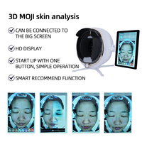 2025 New Product 8 Spectrum Digital Skin Analysis Machine for Face Compatible with IT JP ZA US Plugs