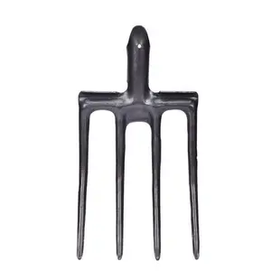 Outils agricoles de jardin en gros, 4 dents en acier de haute qualité, outils agricoles de jardin, outils manuels de jardin, tête de fourche