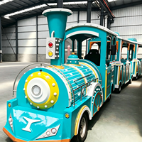 Train électrique sans rail pour enfants, 24 places, pour parcs d'attractions et centres commerciaux, prix de gros
