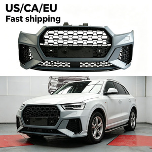 Kit carrosserie de style RSQ3 F3 pour <span class=keywords><strong>Audi</strong></span> <span class=keywords><strong>Q3</strong></span> SQ3 8U 8U.5 2013-2019, avec calandre noire, pour mise à niveau du pare-chocs avant et lifting esthétique. - Product Image 1