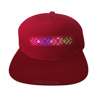 Cappelli LED con Messaggi Controllabili tramite APP, Schermo LED Fai-da-Te, Cappelli LED ad Alta Luminosità