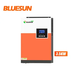 Inversor solar fuera de la red Bluesun 3kw 3.5kw inversor 24V sinusoidal pura 3000W 3500W inversor solar de voltaje monofásico de La UE