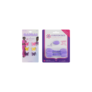 Paquete de Pinzas para el Cabello Qai Qai Butterfly (6) y Lazos Morados GaBBY (10) con Diseño de Doble Cara y Doble Broche para Todo Tipo de Cabello - Product Image 4
