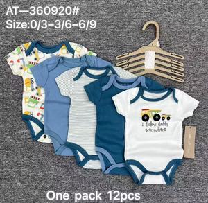 Ropa de Algodón al por Mayor, Mameluco Enterizo para Primavera, Ropa de Bebé para Niños - Product Image 2