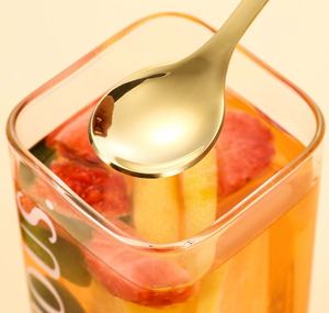 Cuillères à café en acier inoxydable, mini cuillères à long manche pour mélanger le café, le thé, les desserts et le miel - Product Image 6