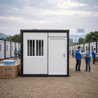 Maison conteneur pliable en gros, construction rapide, pliage facile, bureau préfabriqué, camp, dortoir, cabane