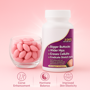 Cápsulas de Maca de Aguaje OEM para mujeres, píldoras para realzar caderas y glúteos, suplemento de belleza corporal y curvas naturales de etiqueta privada - Product Image 3