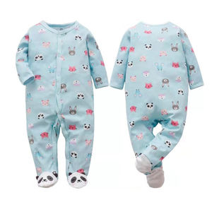 ชุดรอมเปอร์ผ้าฝ้ายฤดูหนาวสำหรับเด็กทารกแรกเกิด เสื้อผ้าเด็กทารกแขนยาวสำหรับใส่ในห้องนอนช่วงวันหยุดคริสต์มาส - Product Image 3