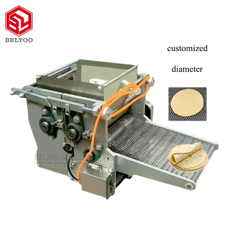 Электрическая автоматическая машина для производства кукурузной тортильи для домашнего коммерческого тортильи