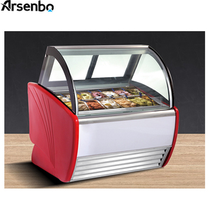 Congélateur à glace artisanale de luxe pour <span class=keywords><strong>table</strong></span> commerciale, mini vitrine à glace - Product Image 4