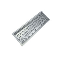 Cadre de clavier mécanique DIY en acier inoxydable usiné CNC sur mesure, perçage 3D pour le fraisage du boîtier inférieur de clavier haut de gamme