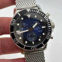 Montres de plongée sportives à la mode pour hommes Star Exploratory, quartz, boîtier en acier inoxydable, verre saphir, résistantes à l'eau jusqu'à 10 m