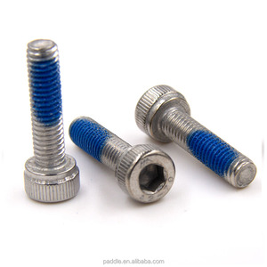 Tornillos de Cabeza Hexagonal M1.6 M2 M3 M4 M5 M6, Rosca Parcial, Nylon Azul, DIN912/GB70, Acero Inoxidable 304, Titanio, Latón - Product Image 2