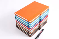 Cuaderno A5 de Tapa Dura de PU con Patrón de Mármol, Banda Elástica, Logotipo Personalizado, Encuadernación Wire-O de Alta Calidad, para Regalo Promocional Empresarial