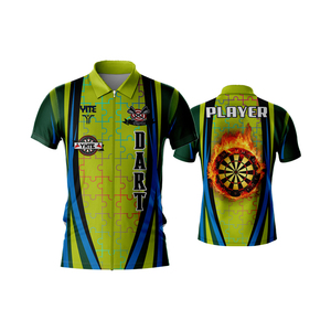 Maillot de fléchettes personnalisé par sublimation, séchage rapide, respirant, uniforme de compétition pour tournoi - Product Image 3