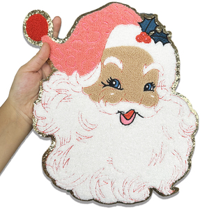 Индивидуальные вышитые нашивки из синели с пайетками, термоклеевые, на липучке, для шитья, с лазерной гравировкой логотипа, аппликации для шляп, сумок, одежды - Product Image 1