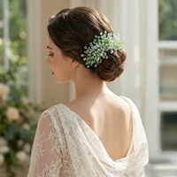 YouLaPan Peigne à cheveux exquis en strass fait à la main, accessoire de cheveux élégant pour mariage, banquet, danse, fête, YXA412