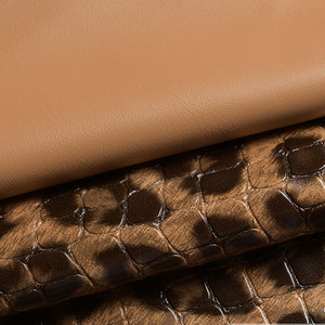 <span class=keywords><strong>Pelle</strong></span> Sintetica con Motivi Leopardati Effetto Lucertola 1,2 mm Semi-PU Stampata Materiale Artificiale per Portafogli e Borse - Product Image 6