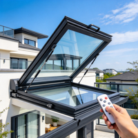 Fenêtre de toit motorisée intelligente avec commande par application WiFi, double vitrage Low-E et interrupteur mural