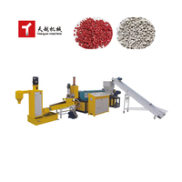 Compacteur à double étage TIANYUE, extrudeuse de granulés de plastique ABS PS à 2 vis, machine de recyclage, granulateur, pelletiseur