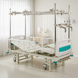 Cama de Tracción Ortopédica de Acero al Carbono para Hospital 2026 con Estante de Tracción de Acero Inoxidable y Cabecera y Pie de Cama de ABS - Product Image 2