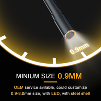 Módulo de Cámara Endoscópica OEM D3.9 720P USB2.0 UVC Tipo-C con Atenuación Opcional y Botones de Control para Herramientas de Inspección Portátiles